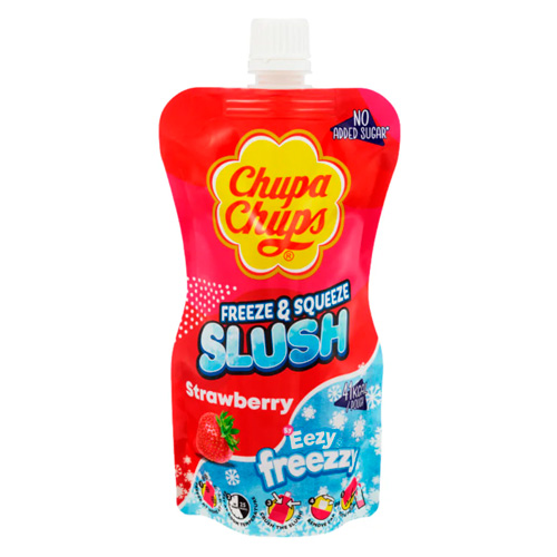 Напиток Chupa Chups Strawberry Freeze & Squeeze Slush м  250мл