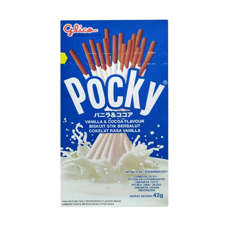 Бисквитные палочки Pocky choco vanilla   42гр