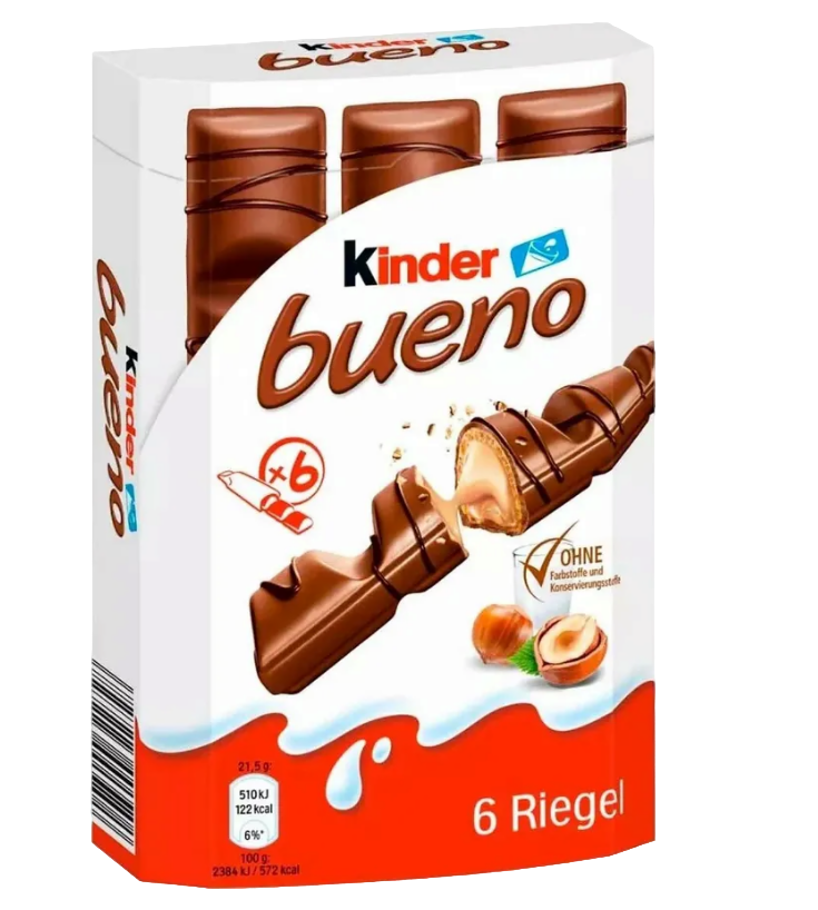 Вафли Kinder Bueno   129гр