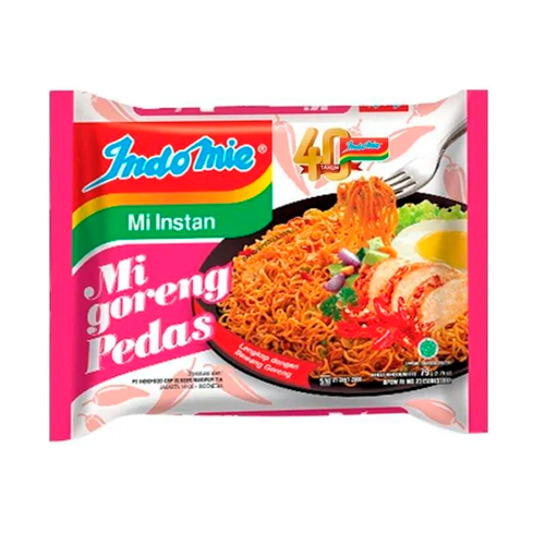 Лапша жаренная Indomie Mi Goreng Pedas 79 гр