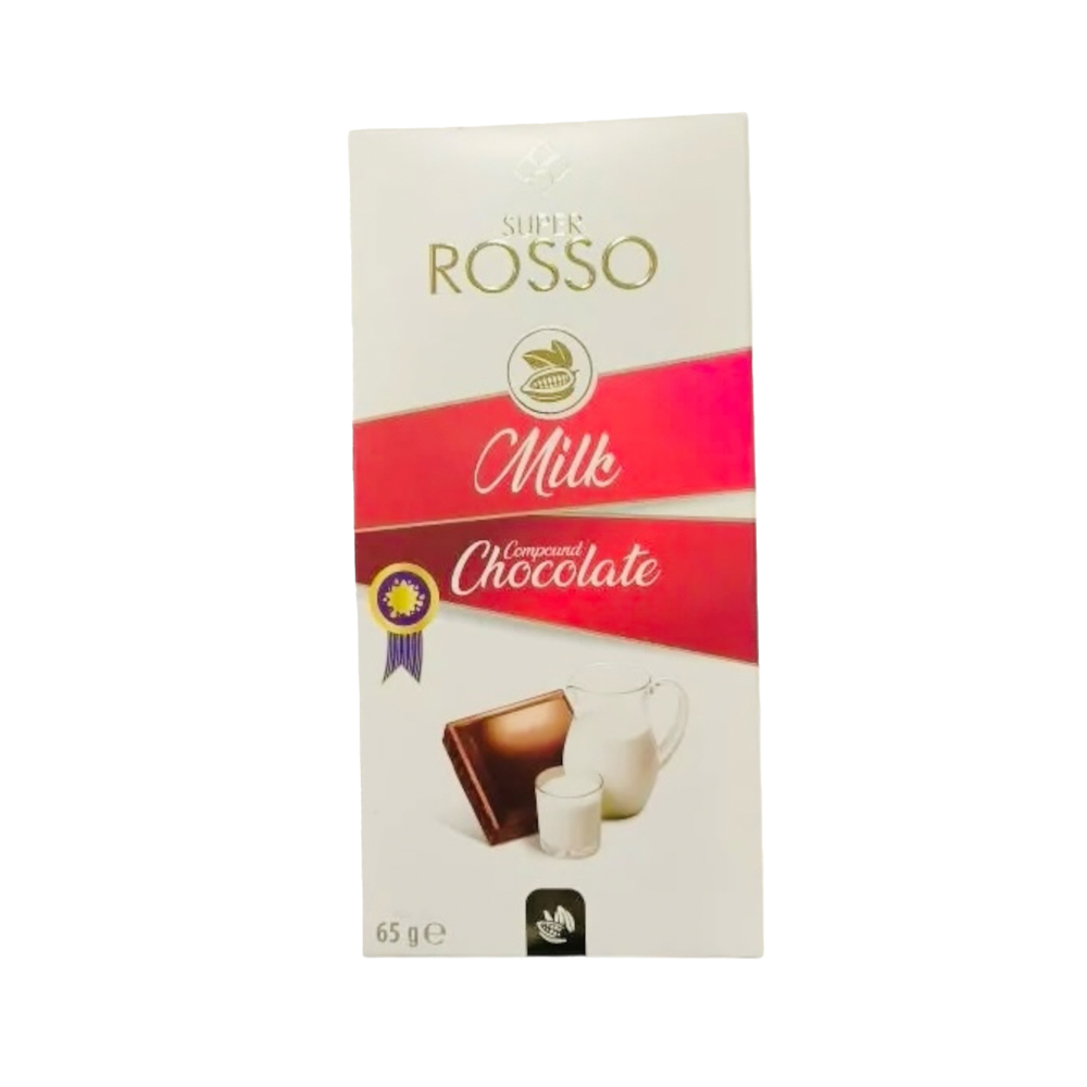 Шоколад ROSSO молочный   65гр