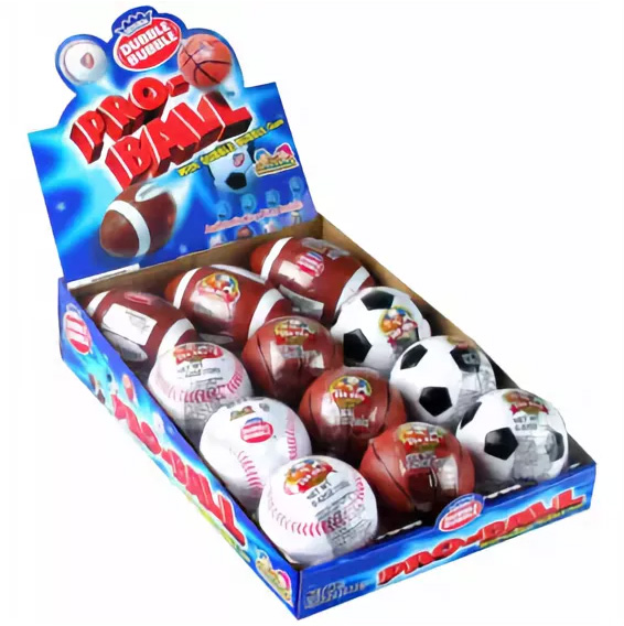 Dubble Bubble Pro-Ball Candy жевательная резинка 12 гр.