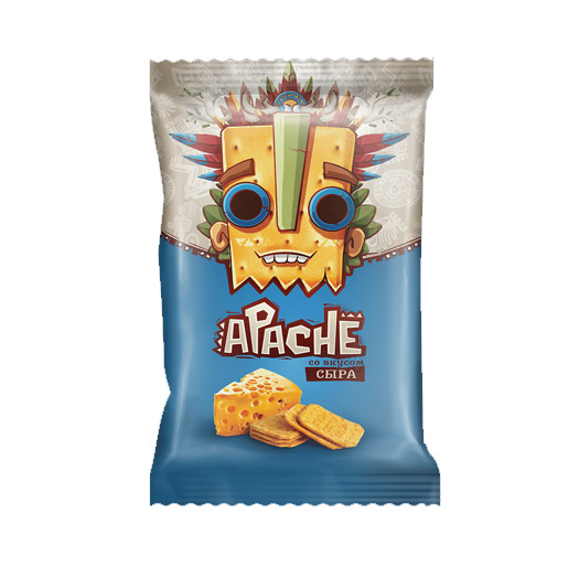Крекер Апаче (Apache) Сыр  35гр (8уп в коробке)
