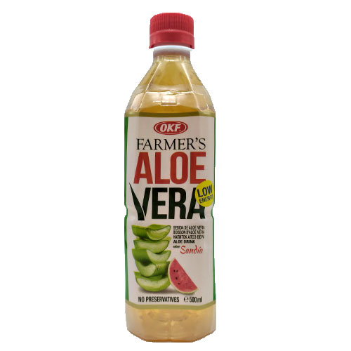 Напиток OKF Farmers Aloe 500мл арбуз
