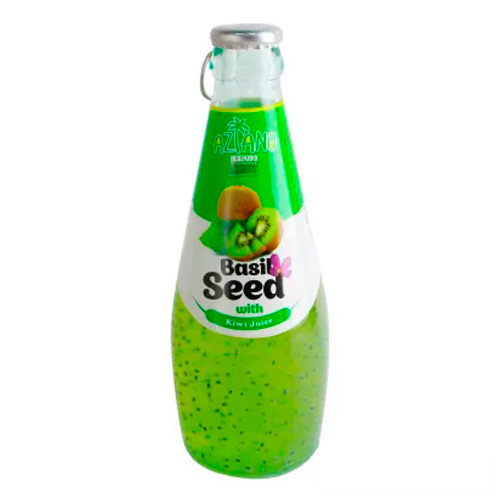 Нектар Aziano Kiwi Juice with Basil Seed   290мл