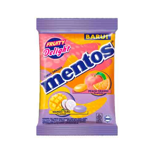 Жев.конфеты Mentos Peach/Orange 121.5гр (не использовать)