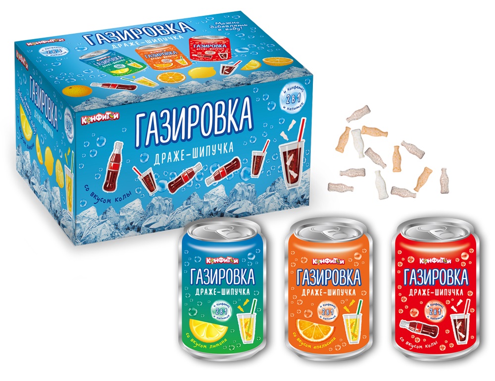 газировка драже-шипучка 6гр*30шт