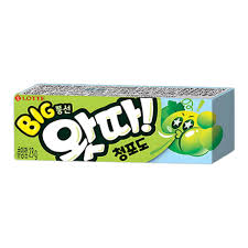 Жев.резинка Lotte WHATTA GREEN GRAPE, пластинки   23гр