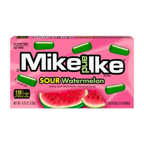 Конфеты Mike&Ike Sour Watermelon   120гр