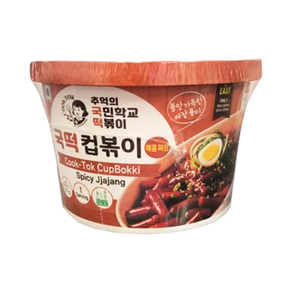 Рисовые палочки COOK-TOK  Spicy Jjajang  стакан 135гр
