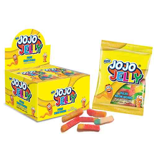 Жев.мармелад JoJo Fizzy Worms 20гр