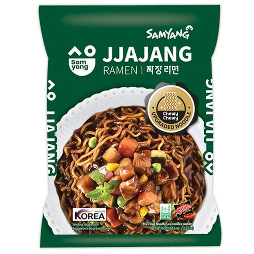 Лапша Samyang Jjajang Ramen со вкусом бобового соуса   80гр