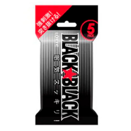 Жев.резинка Lotte Black Black (набор 5шт)  130,5гр