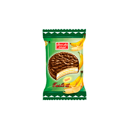 Печенье в шоколадной глазури Taste It Банан 20гр