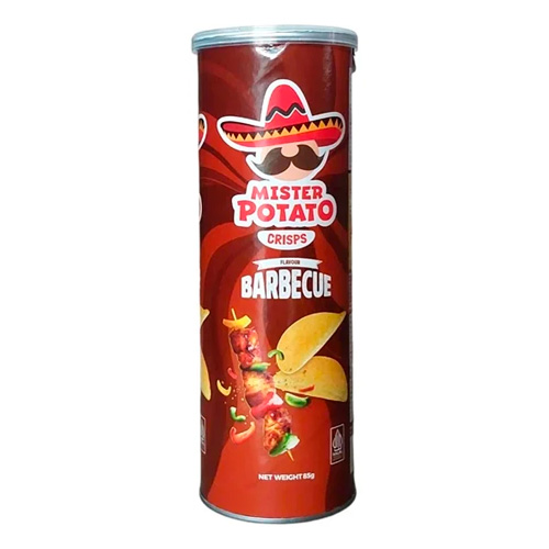 Чипсы картофельные Mister Potato со вкусом барбекю   160гр