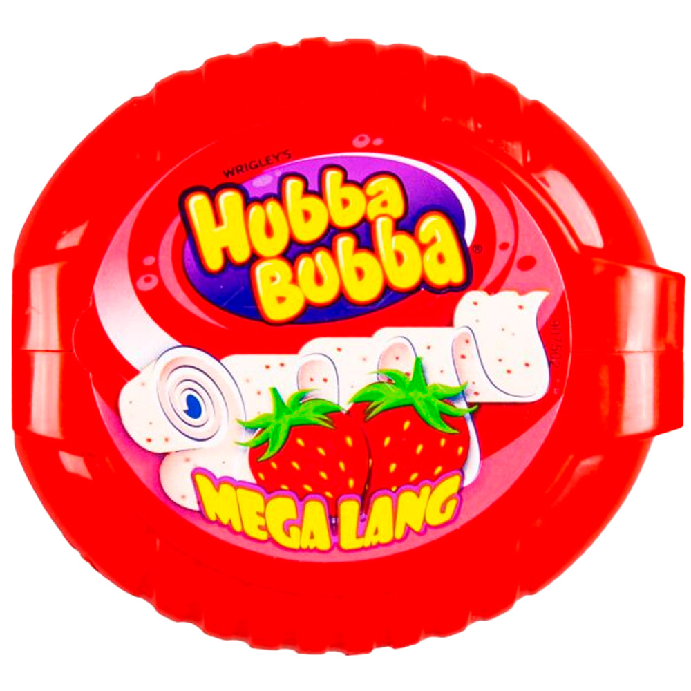 Жев.резинка Hubba Bubba Mega Long Strawberry    56гр