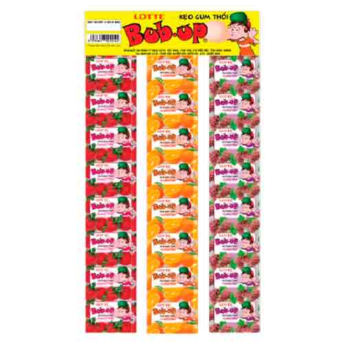 Жев.резинка LOTTE Bub-up Fruit Flavor Лента 72гр