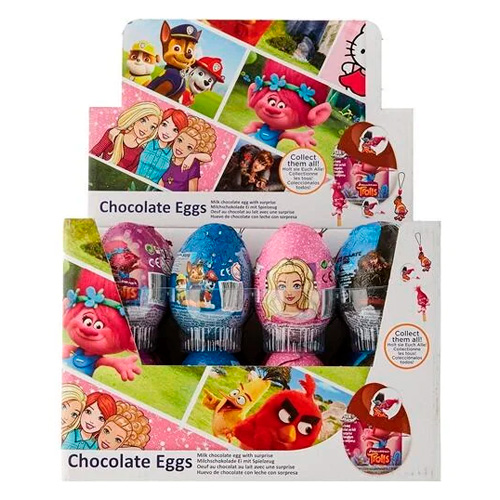 Шоколадные яйца  Chocolate Eggs Mix   20гр