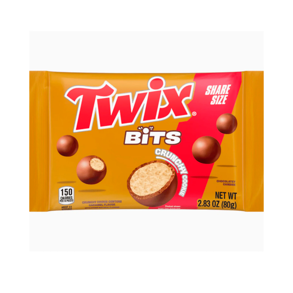 Шоколадные шарики Twix BITS Crunchy Cookie   80гр