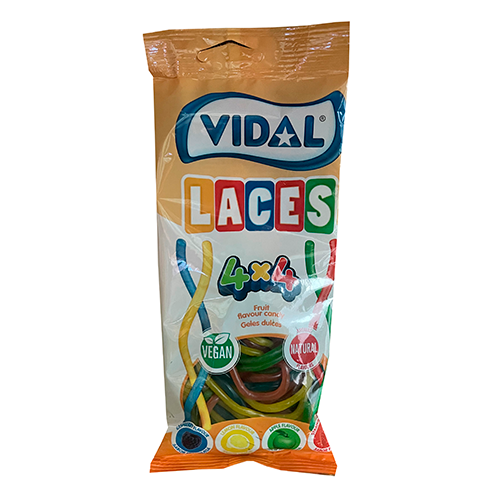 Жев.мармелад VIDAL Stixi Rainbow Laces    90гр