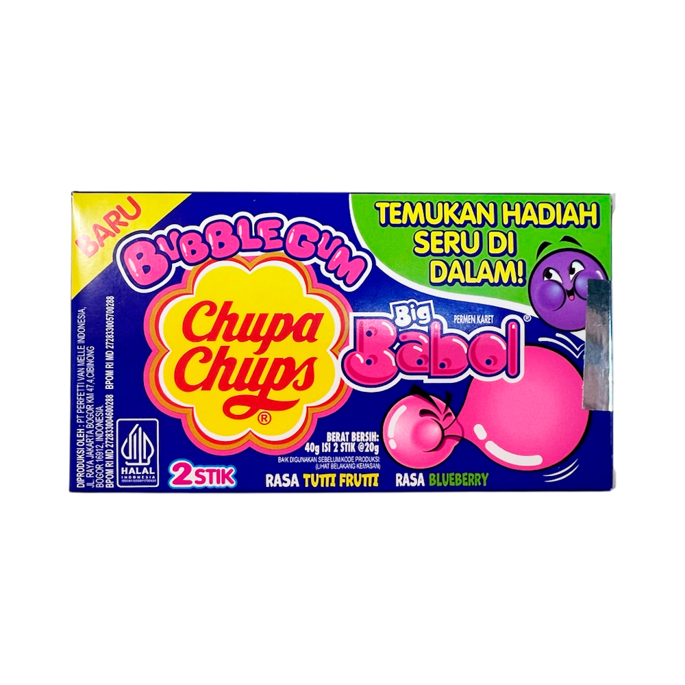 Жев.резинка Chupa Chups Big Babol Tutti Frutti 2 STIK   45гр