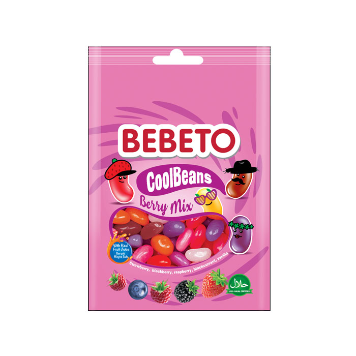 Жев. мармелад Bebeto Cool Beans Berry Mix ягоды 60гр.