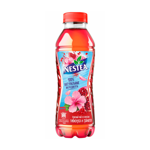 Чай Nestea со вкусом гибискуса и граната 500мл.