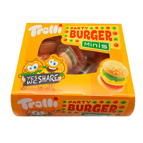Жев.мармелад Trolli Party Burger Minis Box   150гр