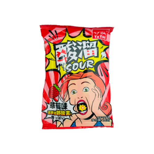 Конфеты Ya You Sour Клубника 16гр