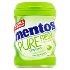 Жев.резинка Mentos Pure Fresh Lime Mint   60гр