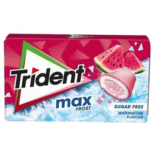 Жев.резинка без сахара Trident Max frost арбуз 20гр