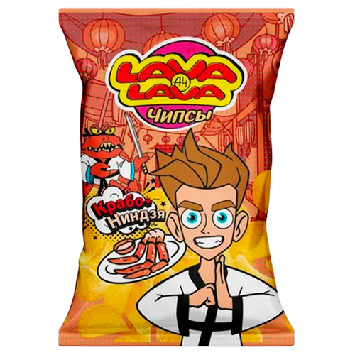 Картофель Хрустящий Lava Lava Крабо-Ниндзя 50гр
