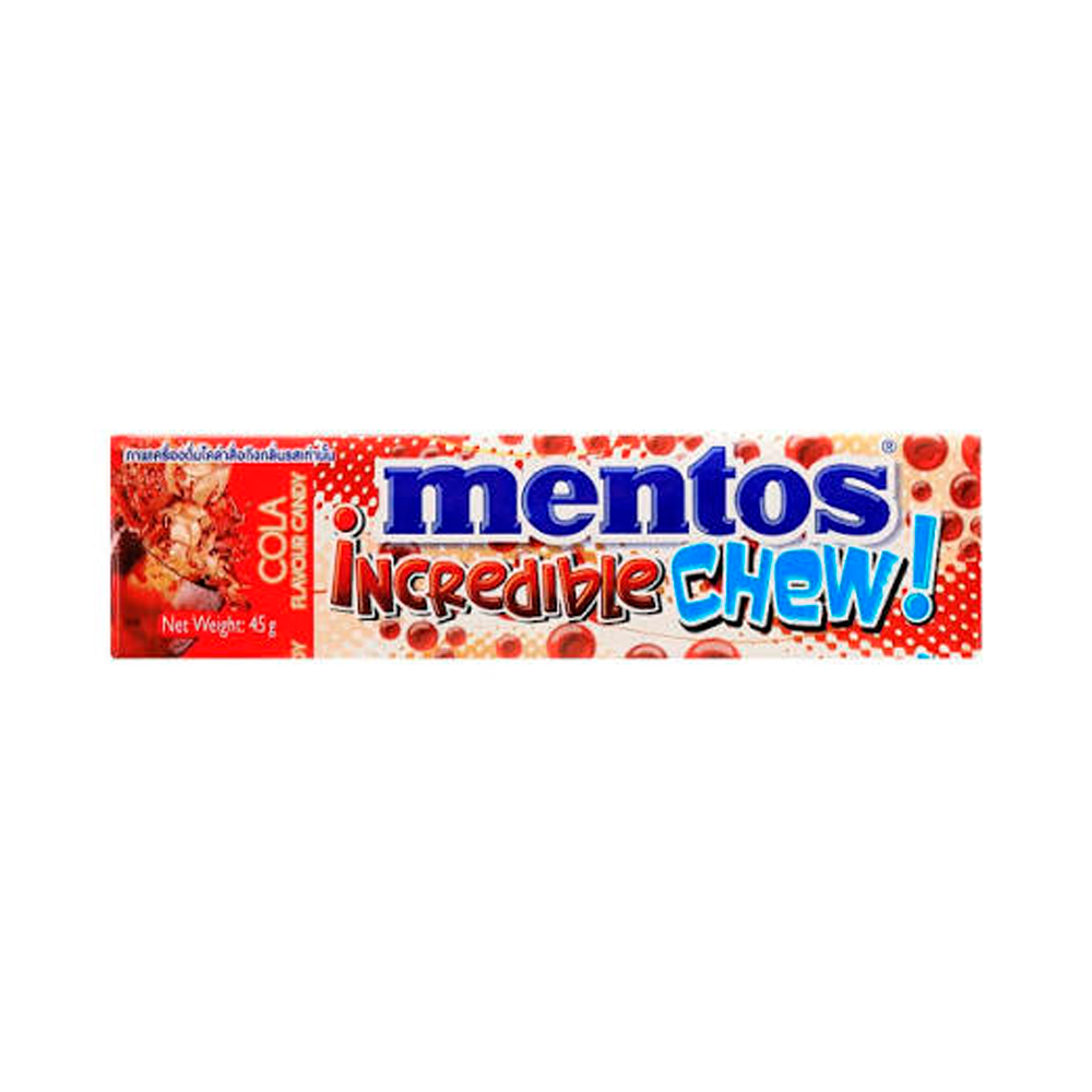 Жев.конфета Mentos Incredible Chew Cola Flavour   45гр