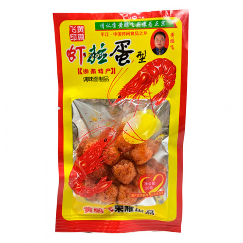 Снек Huang Peng Fei со вкусом креветки и яйца   20гр