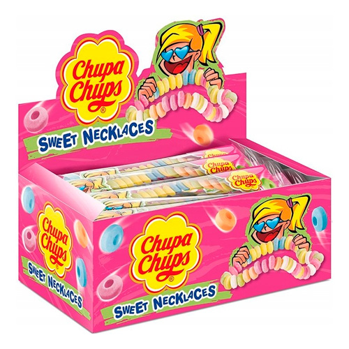 Конфеты Chupa Chups Сладкие бусы   14,7гр