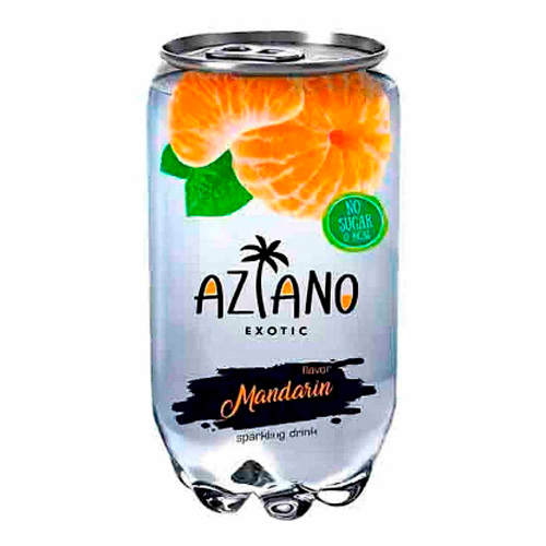 Газ.напиток Aziano Mandarin м  350мл