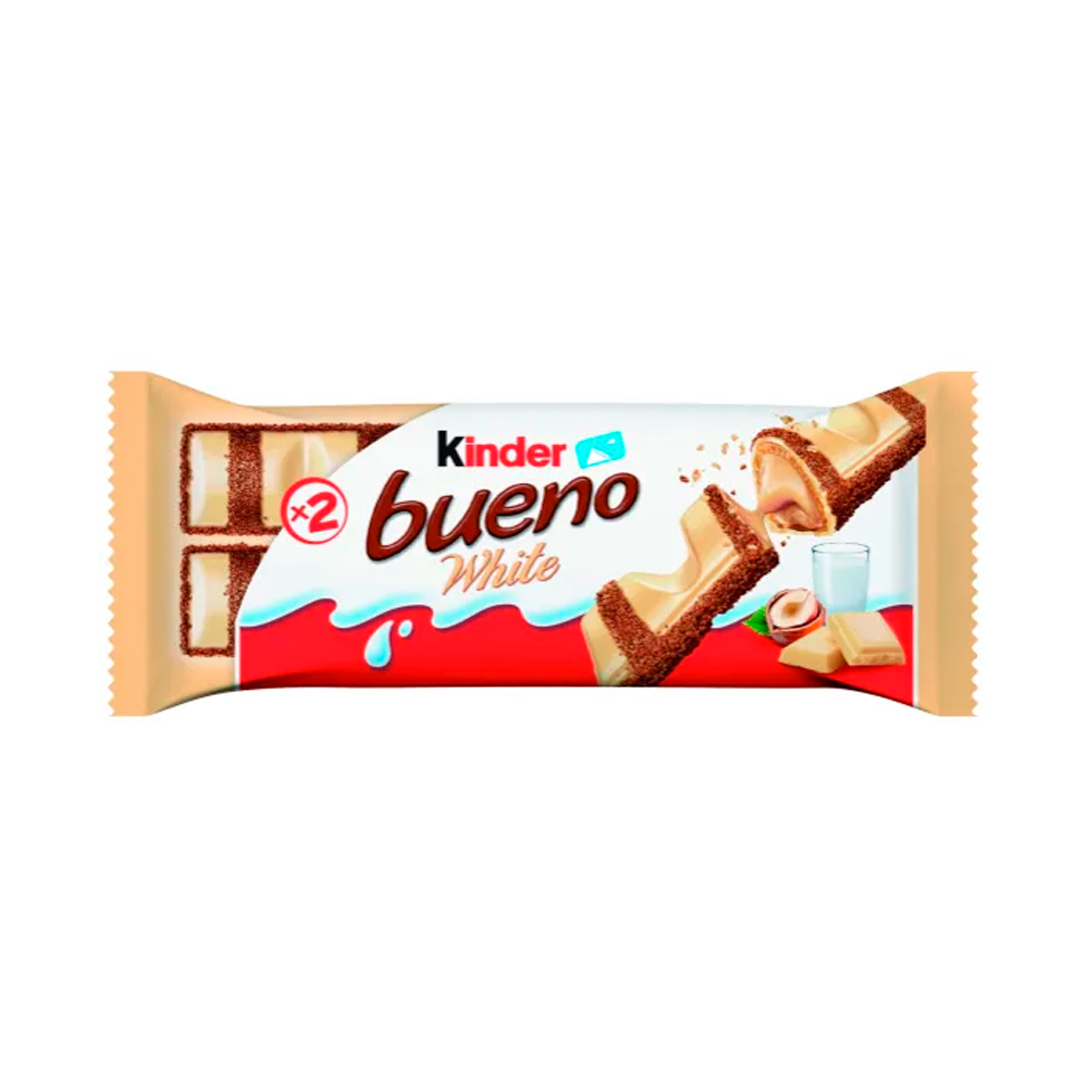 Шоколадный батончик Kinder Bueno White   39гр