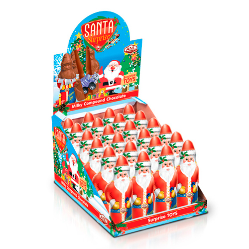 Фигурный Шоколад с сюрпризом Santa Surprise 60гр