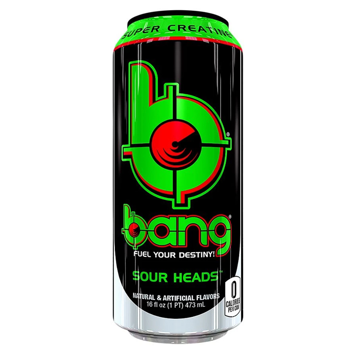 Энергетический напиток Bang Sour Heads 473 мл.