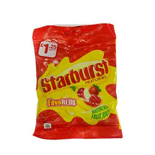Жев.конфеты Starburst Fave Reds Fruits 127гр