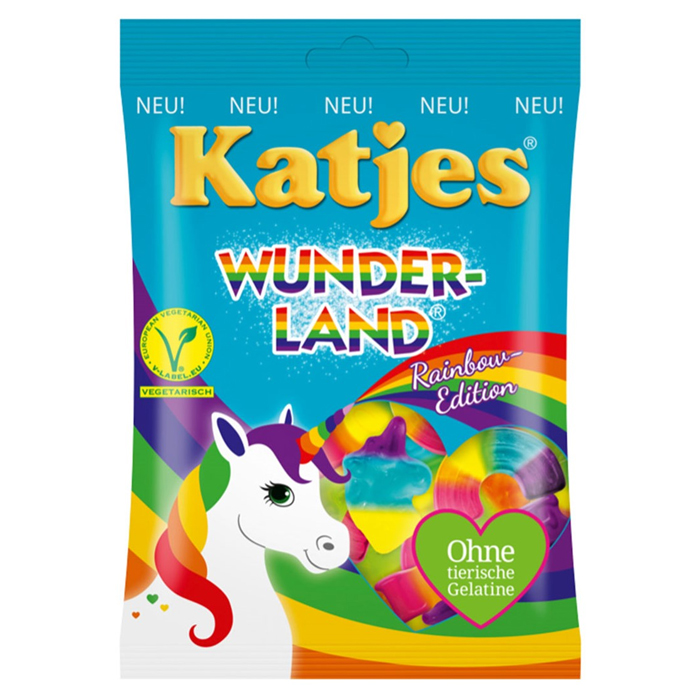Жевательный мармелад Katjes Wonderland Rainbow Edition 200 гр.