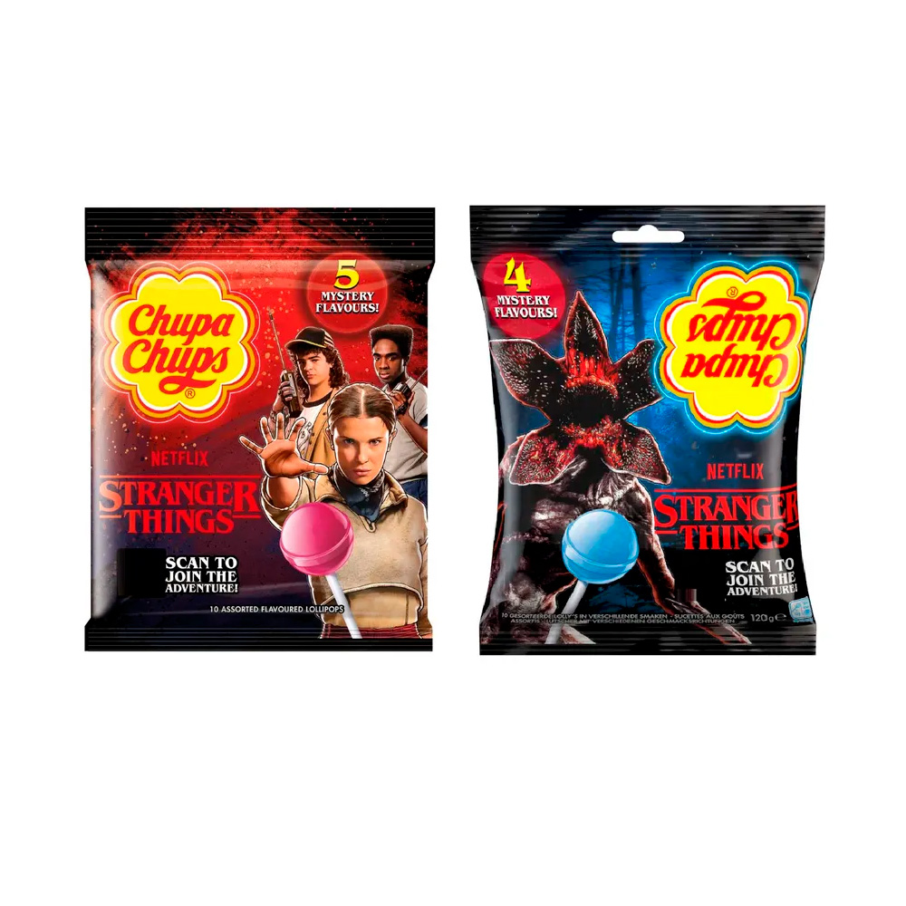 Леденцы Chupa Chups Stranger Things 2 FACH   120гр