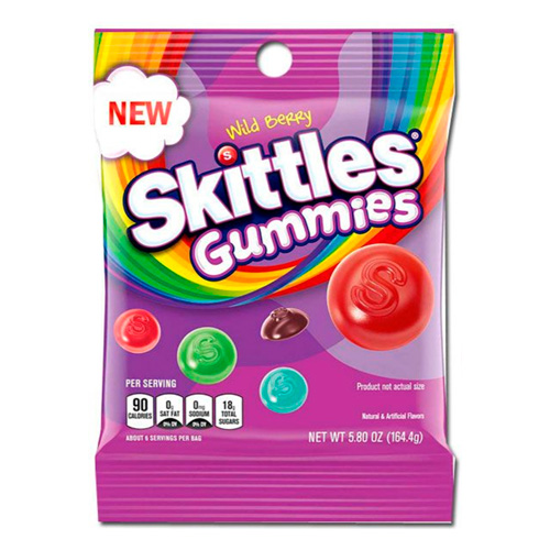 Жев.конфеты Skittles Gummies Wild Berry  164,4гр