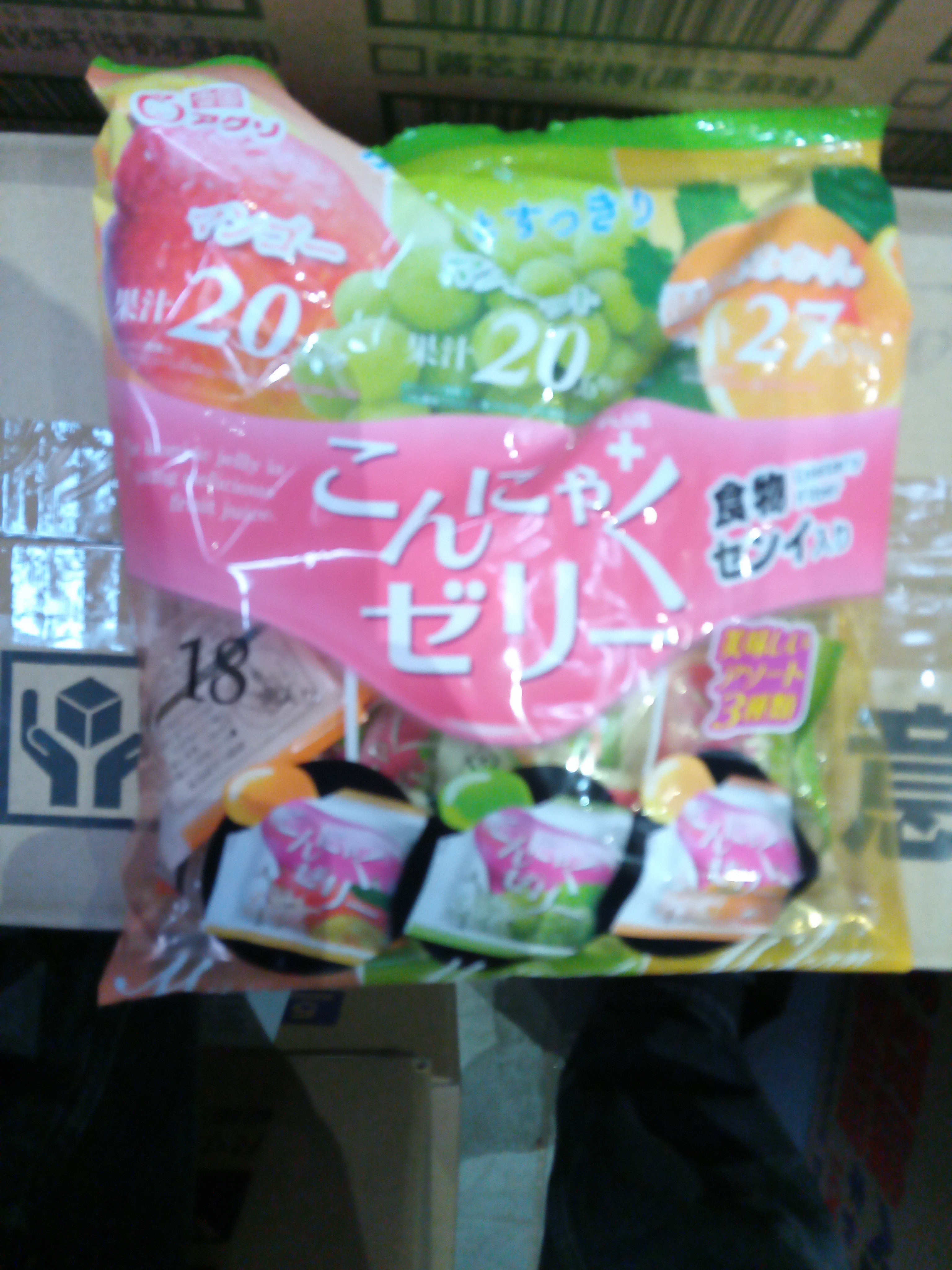 Желе Yukiguni Agunri “Yukiguni Aguri” порционное Конняку Микс (Манго/Мускат/Мандарин)    288гр