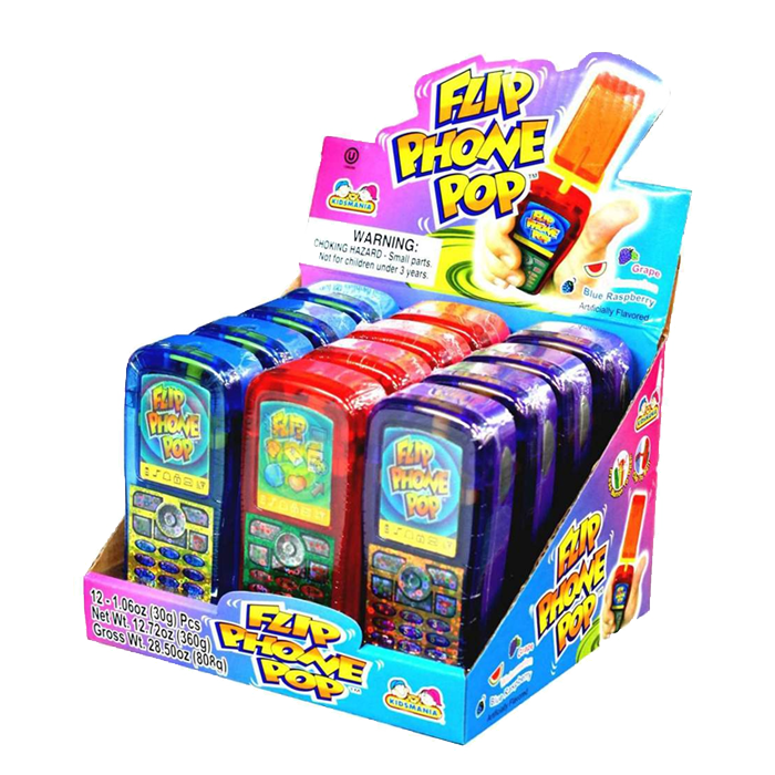Карамель леденцовая Kidsmania Телефон с игрушкой 30гр