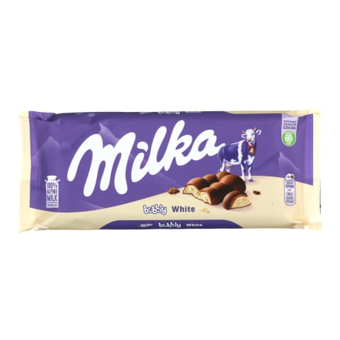 Шоколад Milka Bubbly White   95гр