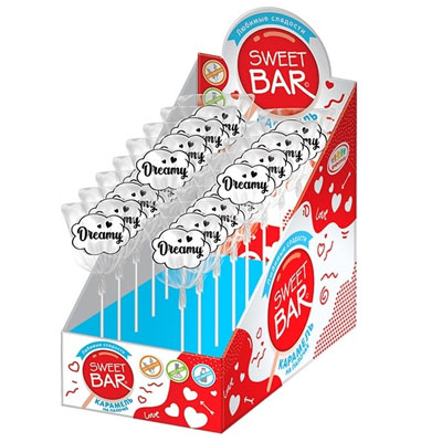 Карамель на палочке SWEET BAR облачко 15гр
