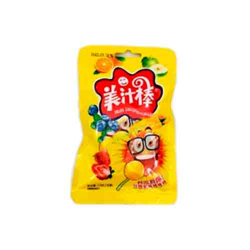 Леденцы на палочке FRUIT LOLLIPOP 23гр
