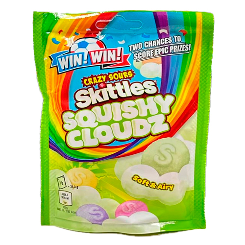 Драже Skittles Squishy Cloudz Crazy Sour   94гр