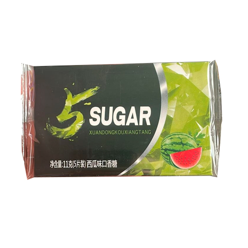 Жев. резинка 5 Sugar Арбуз 11гр.